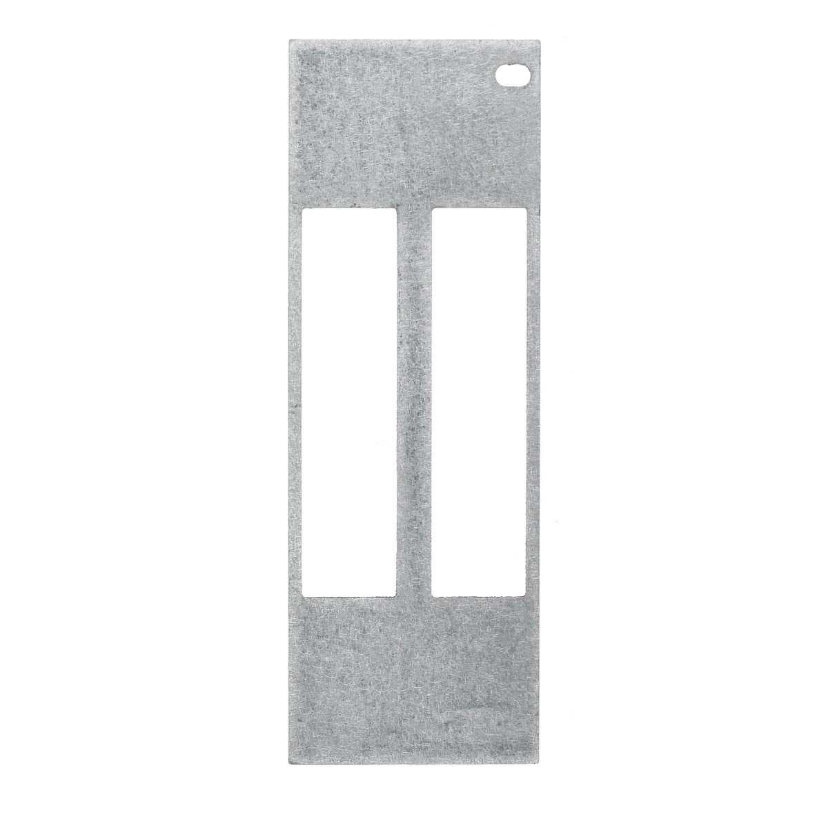 FB10MPTRAC CFB10 Standard Mounting Plate, 1.6 in L x 2.79 in W, 10 Gangs, Galvanized Stamped Steel