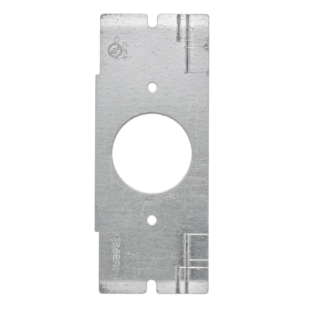 FBMP139 Mounting Plate With (1) Twist-Lock/ Simplex 1.4 in Diameter Opening, 2/4/6 Gangs, Galvanized Stamped Steel