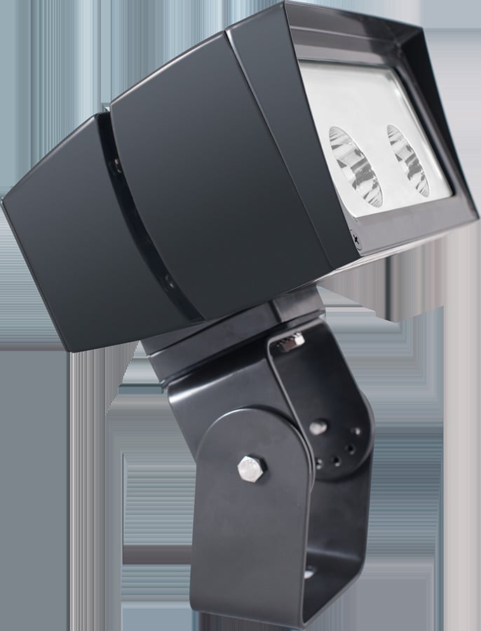 FFLED39TNB44 FFLED Floodlight With ON/OFF Driver,) LED Lamp, 42 W Fixture, 120/208/240/277 V AC, Bronze Housing