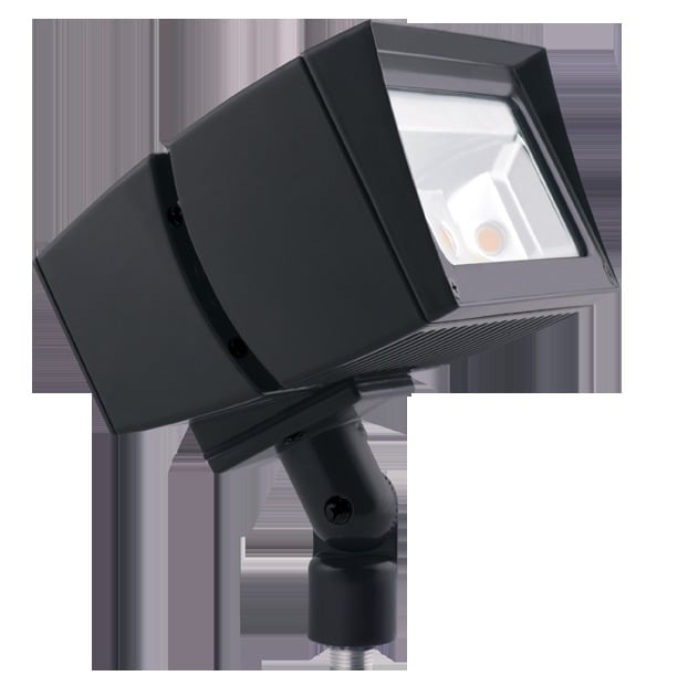 FFLED52/PCS FFLED Floodlight With ON/OFF Driver, 120 V AC Swivel Photocell,) LED Lamp, 55 W Fixture, 120/208/240/277 V AC, Bronze Housing