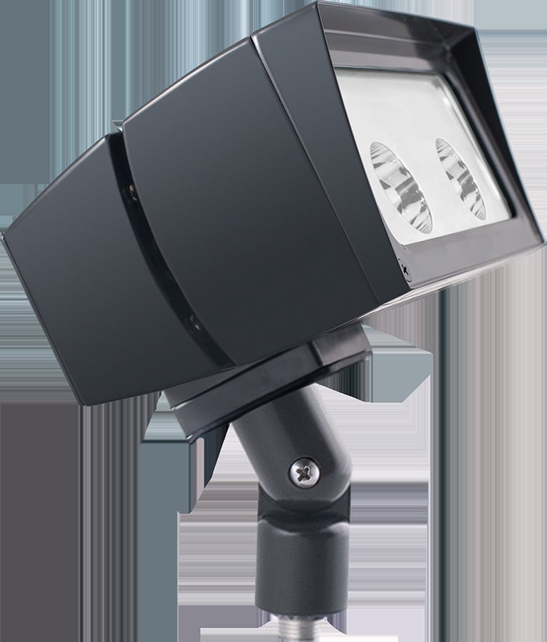 FFLED52NB55 FFLED Floodlight With ON/OFF Driver,) LED Lamp, 56 W Fixture, 120/208/240/277 V AC, Bronze Housing