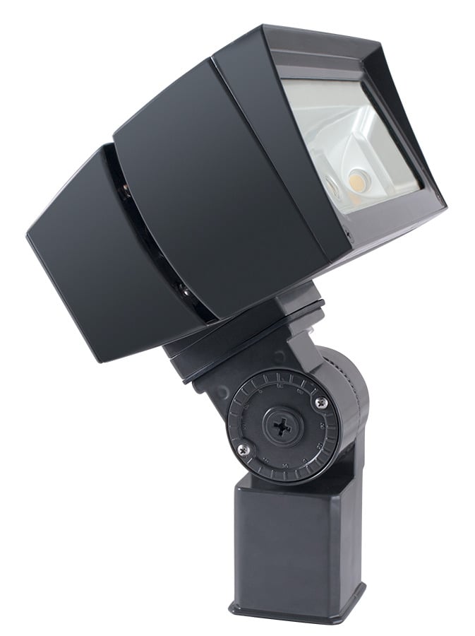 FFLED52SFN FFLED Floodlight With ON/OFF Driver,) LED Lamp, 56 W Fixture, 120/208/240/277 V AC, Bronze Housing