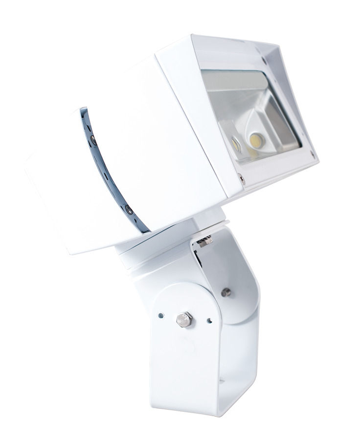FFLED52TNW FFLED Floodlight With ON/OFF Driver,) LED Lamp, 56 W Fixture, 120/208/240/277 V AC, White Housing