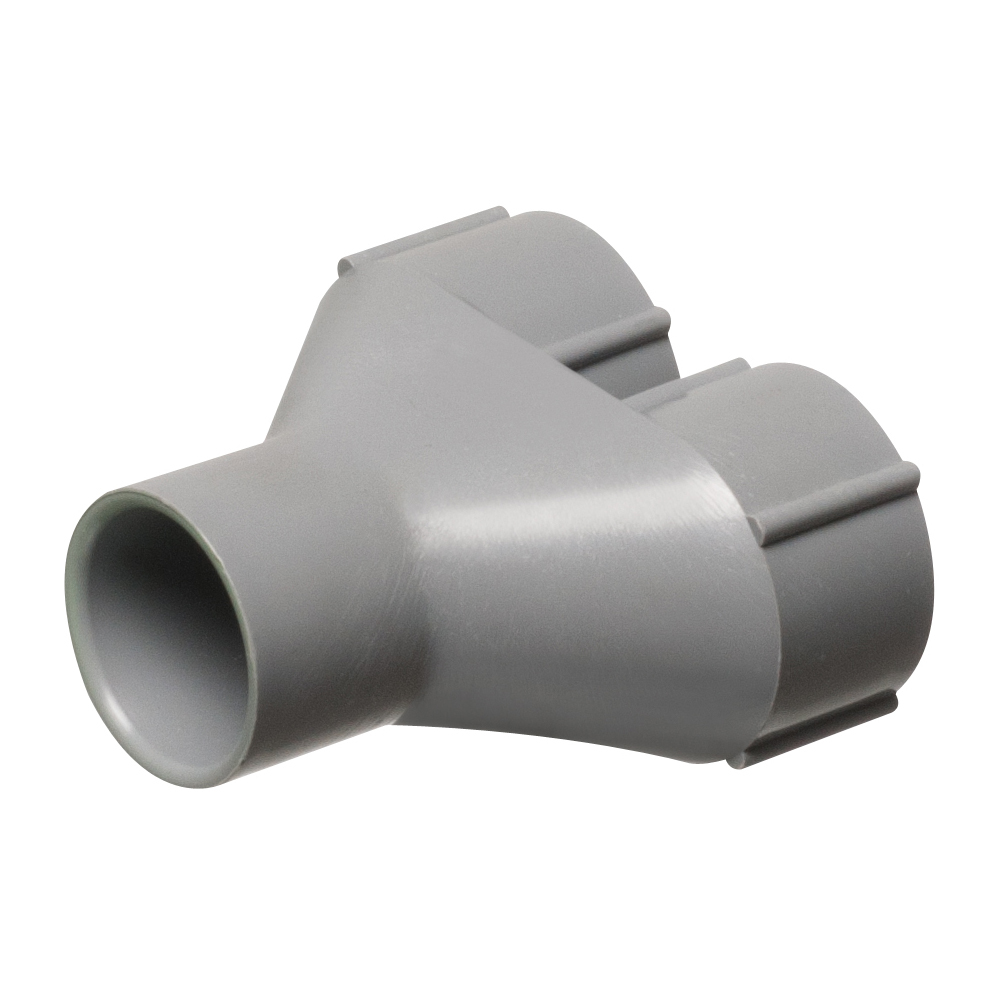 FLBC4500Y Y-Adapter, 2.937 in L x 3.14 in W, Plastic