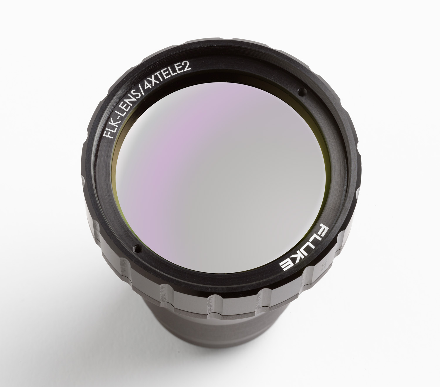 FLK-LENS/4XTELE2 Smart Infrared Telephoto Lens, For Use With TiX560, TiX520, TiX500, Ti400, Ti300, Ti200 Series Infrared Camera, 4x Magnification, 5 ft Focus Distance, 6 deg H x 4.5 deg V Field of View, Germanium