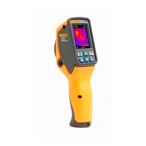 FLK-VT04A Visual Infrared Thermometer, 14 to 482 deg F, +/- 2% +/- 2 deg C Accuracy, 28 x 28 deg Focus Spot, 0.01 to 1, AA Battery