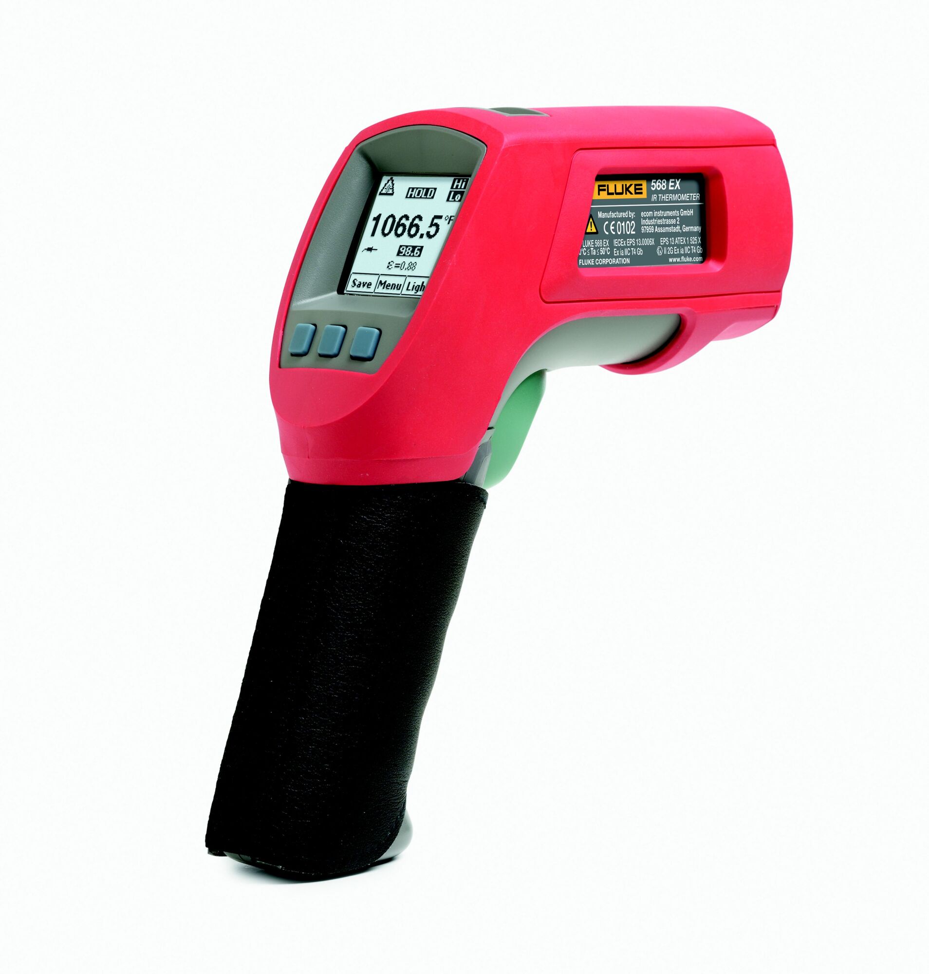 FLUKE-568EX/ETL Intrinsically Safe Infrared Thermometer, -40 to 800 deg C, 1 % Accuracy
