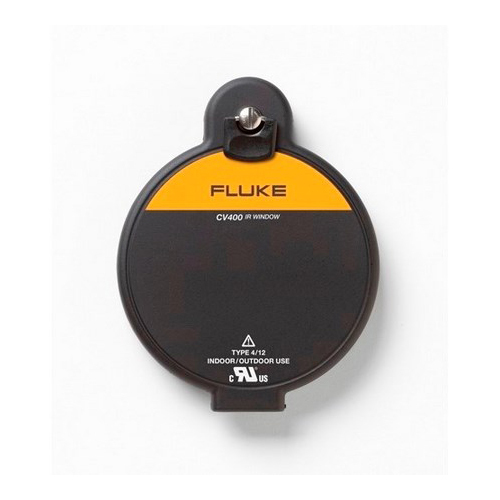FLUKE-CV400 ClirVu CV Series Infrared Window With Hand Turn Door Latch, 4 in Crystal Insert, 0.9 in THK Window