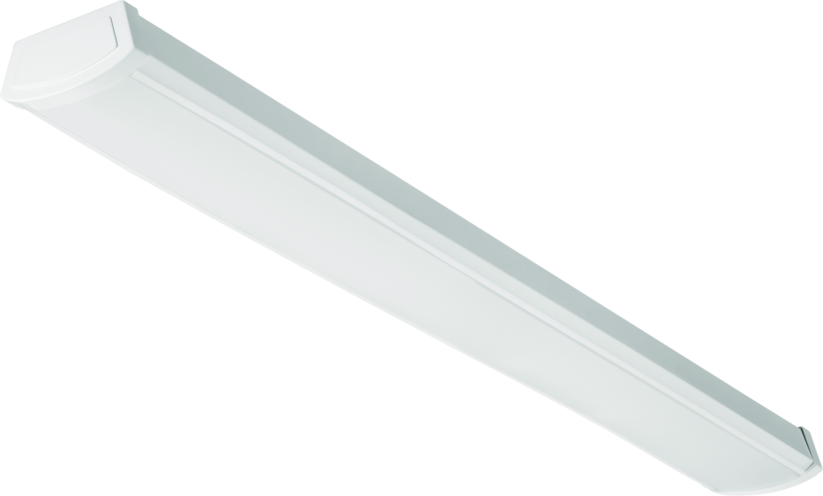 FMLWL 48 840 FMLWL 48 Low Profile Linear LED Wraparound, 40 W Fixture, 120 V AC, Gloss Housing