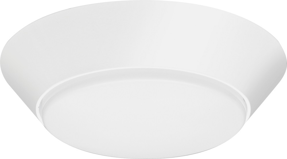 FMML 7 830 M6 FMML Round Flush Mount Light, 120 VAC, Textured White Gloss Housing