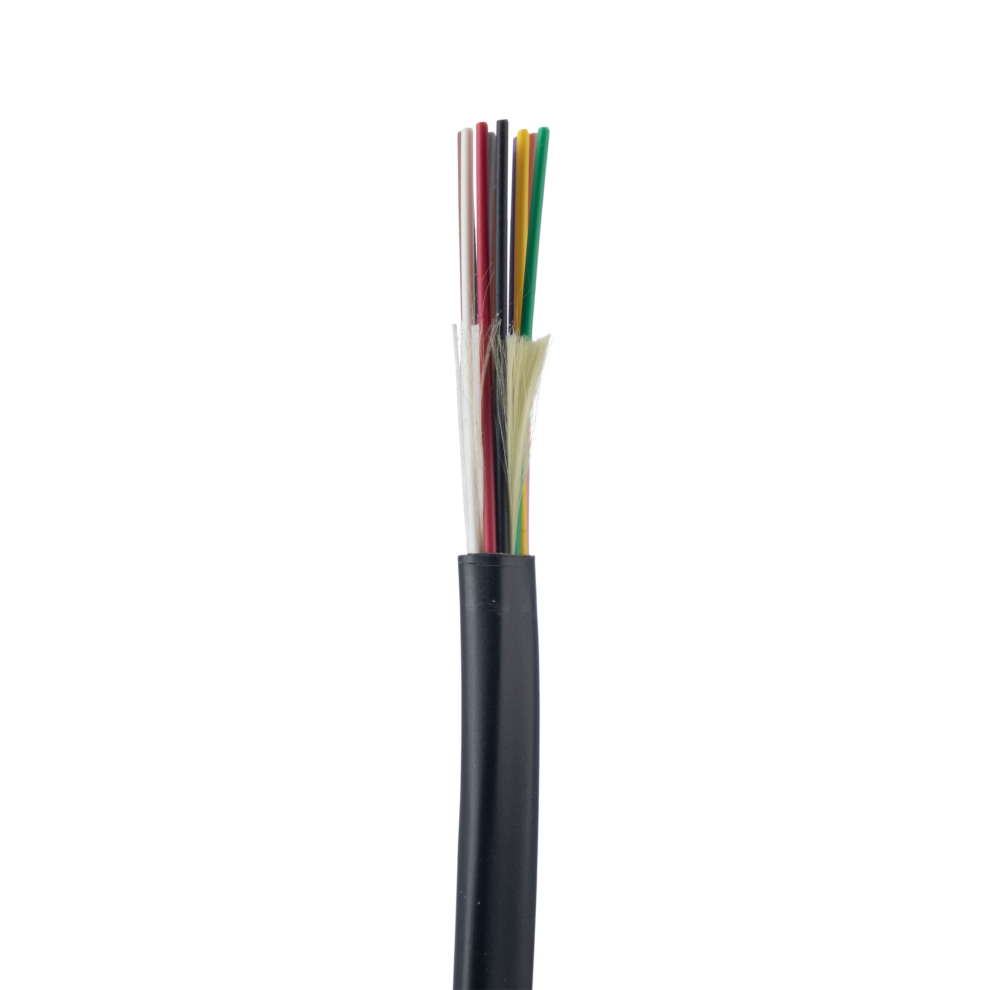FSKR606 OM1 Multi-Mode OFNR All Dielectric Tight Buffered Unarmored Fiber Optic Cable, (6) Fiber, 62.5 um Core