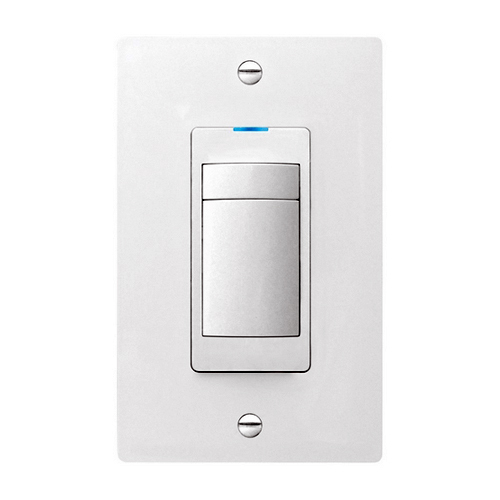 FV-WCD01-W WhisperControl Bath Preset Countdown and Hourly Timer, 120 V AC, 8 A, On/Off Operational Mode, Galvanized Steel/Polypropylene, White