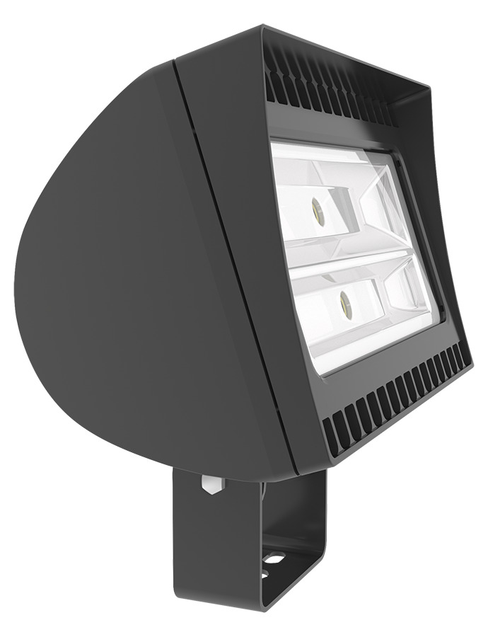 FXLED150TN Standard Floodlight Fixture,) LED Lamp, 152 W Fixture, 120/208/240/277 V AC, Bronze Housing