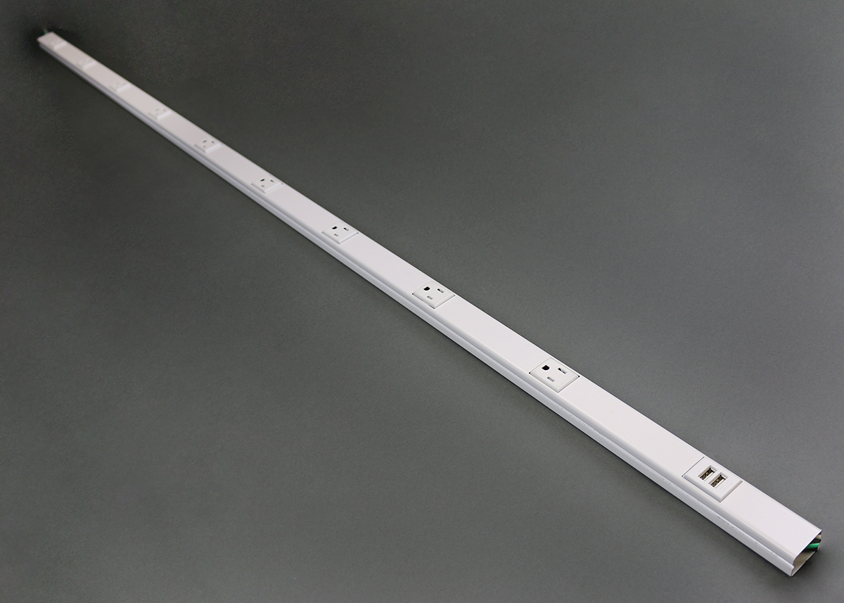 USB PLUGMOLD 6FT GRAY