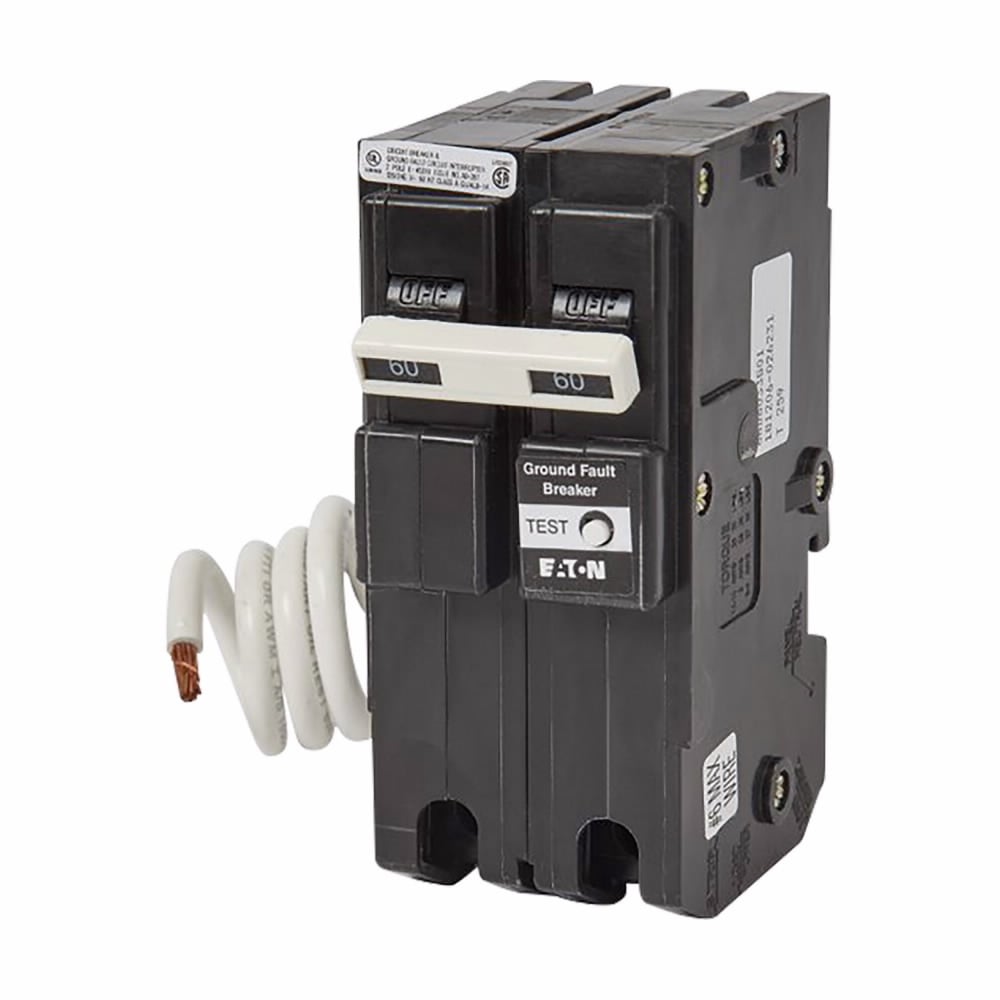 GFTCB260 Miniature Circuit Breaker, 60 Amp, 2 Pole, 120/240V