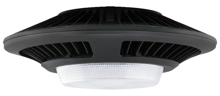 GLED26 Standard Garage Lighting,) LED Lamp, 30 W Fixture, 120/208/240/277 V AC, Bronze Housing