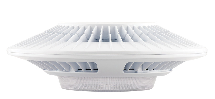 GLED26NW Standard Garage Lighting,) LED Lamp, 28 W Fixture, 120/208/240/277 V AC, White Housing