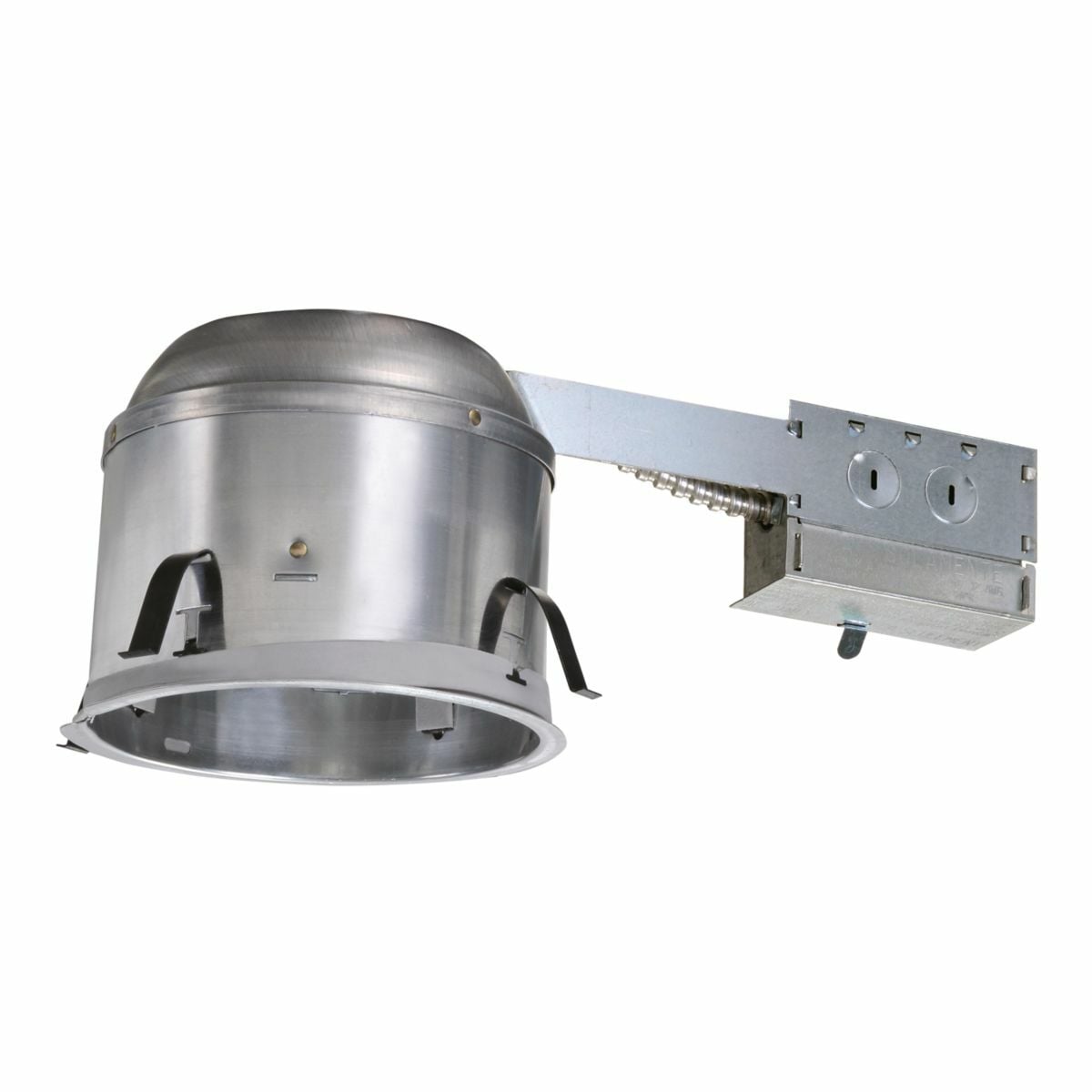H27RICAT Halo Air-Tite Line Voltage Remodel Shallow Recessed Lighting Housing, IC Insulation, 120 V AC, 6-1/4 in Ceiling Opening, Aluminum Housing
