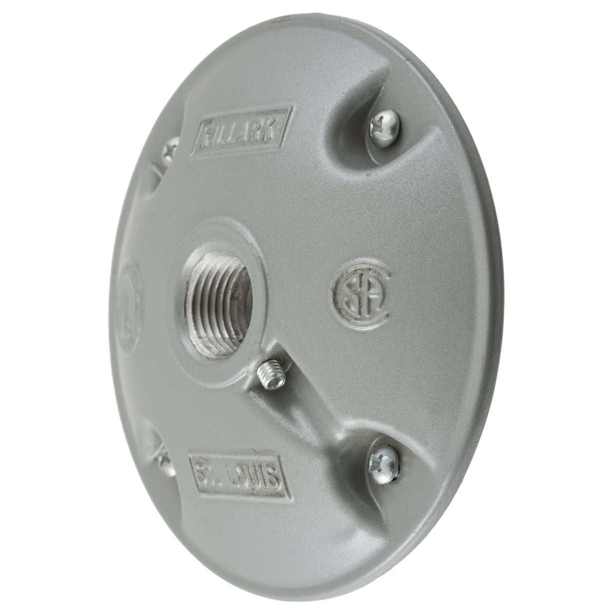 HAP2 Adapter Plate, For Use With AHP1600 PIR Sensor, Killark NJ Series Box, 24 V DC, 1/2 in NPT, Wall Mount, -40 to 149 deg F, Aluminum, Gray