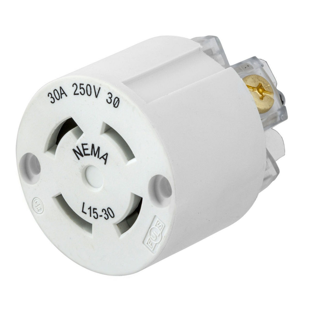 HBL29W75IN Standard Sized Watertight Surface Mount Replacement Interior, 250 V AC, 30 A, 3 Poles, 4 Wires, Black