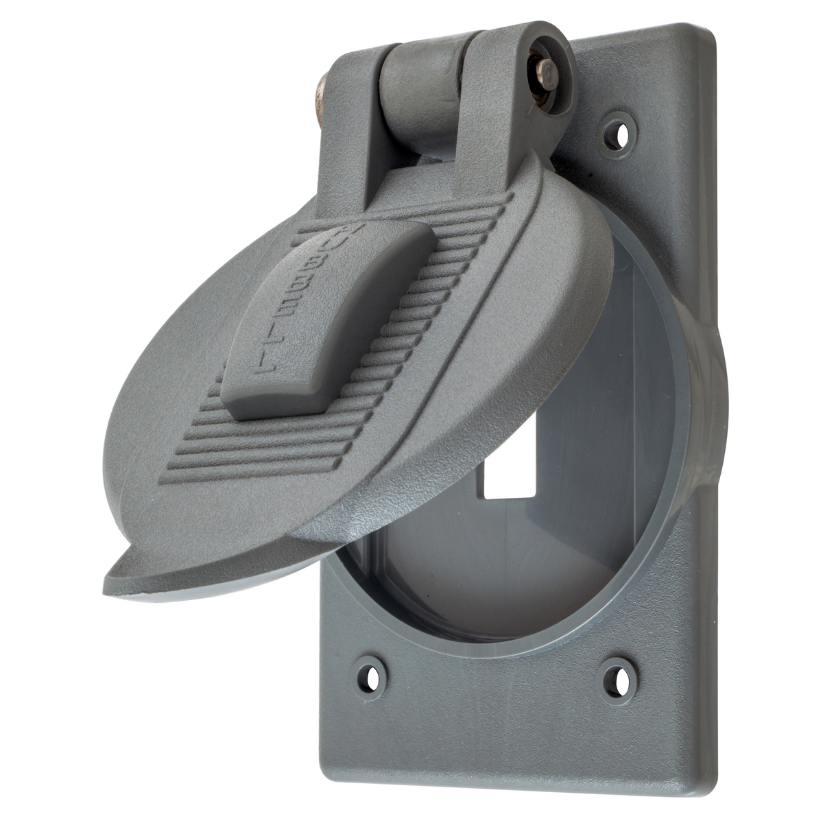 HBL5201 Isolation Weatherproof Cover, 4.56 in L x 2.84 in W x 1.09 in D, Thermoplastic