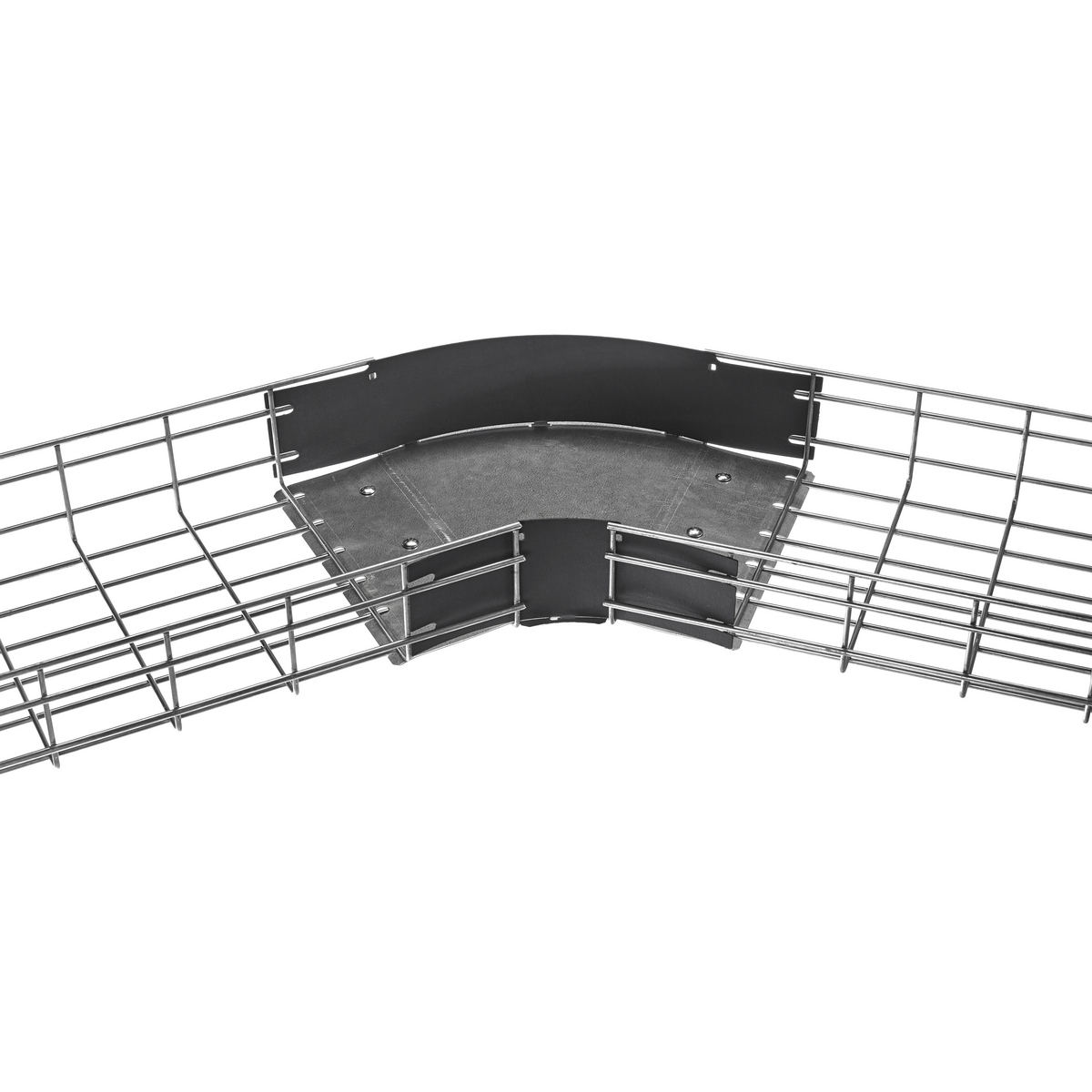 HBT450408 Pre-Formed Standard Tray Bend, 8 in W Tray, 45 deg, Steel
