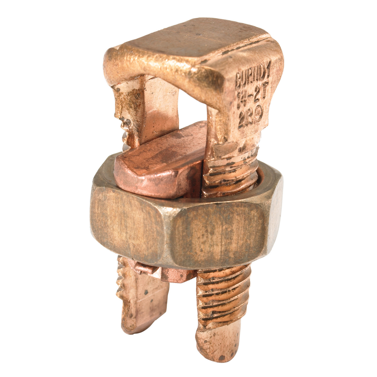 HBTSPLITBOLTPK10 Grounding Split Bolt, Copper Alloy