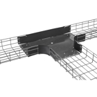 Hubbell Wiring Device Kellems, Wire Basket Tray, Radius Tee, 2" High X8" Width, Pre-Galvanized