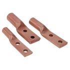 Heavy Duty Copper Compression Lug, 1/0 STR, Copper, 1/2 Inch Bolt, Two Hole NEMA Pad, 50 pieces