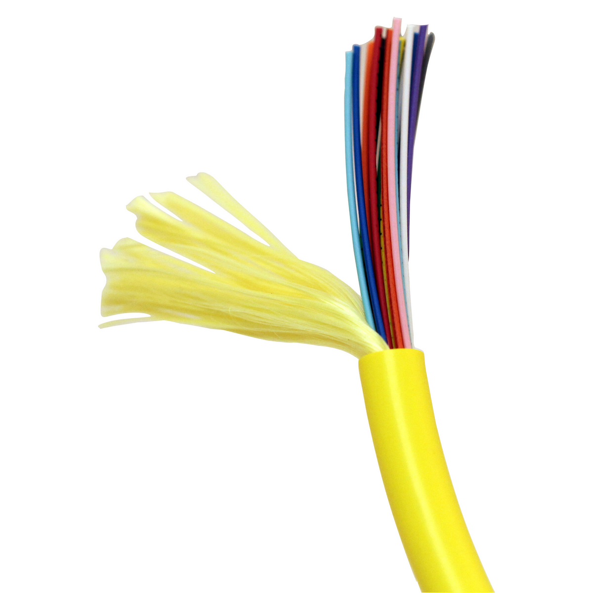 HFCD1006PS OS2 Single-Mode Plenum Tight Buffer Standard Distribution Fiber Optic Cable, 6 Fiber, 9 um Core