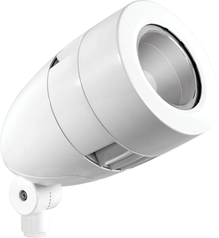HNLED26W Floodlight With Narrow Reflector,) LED Lamp, 27 W Fixture, 120/208/240/277 VAC, White Housing
