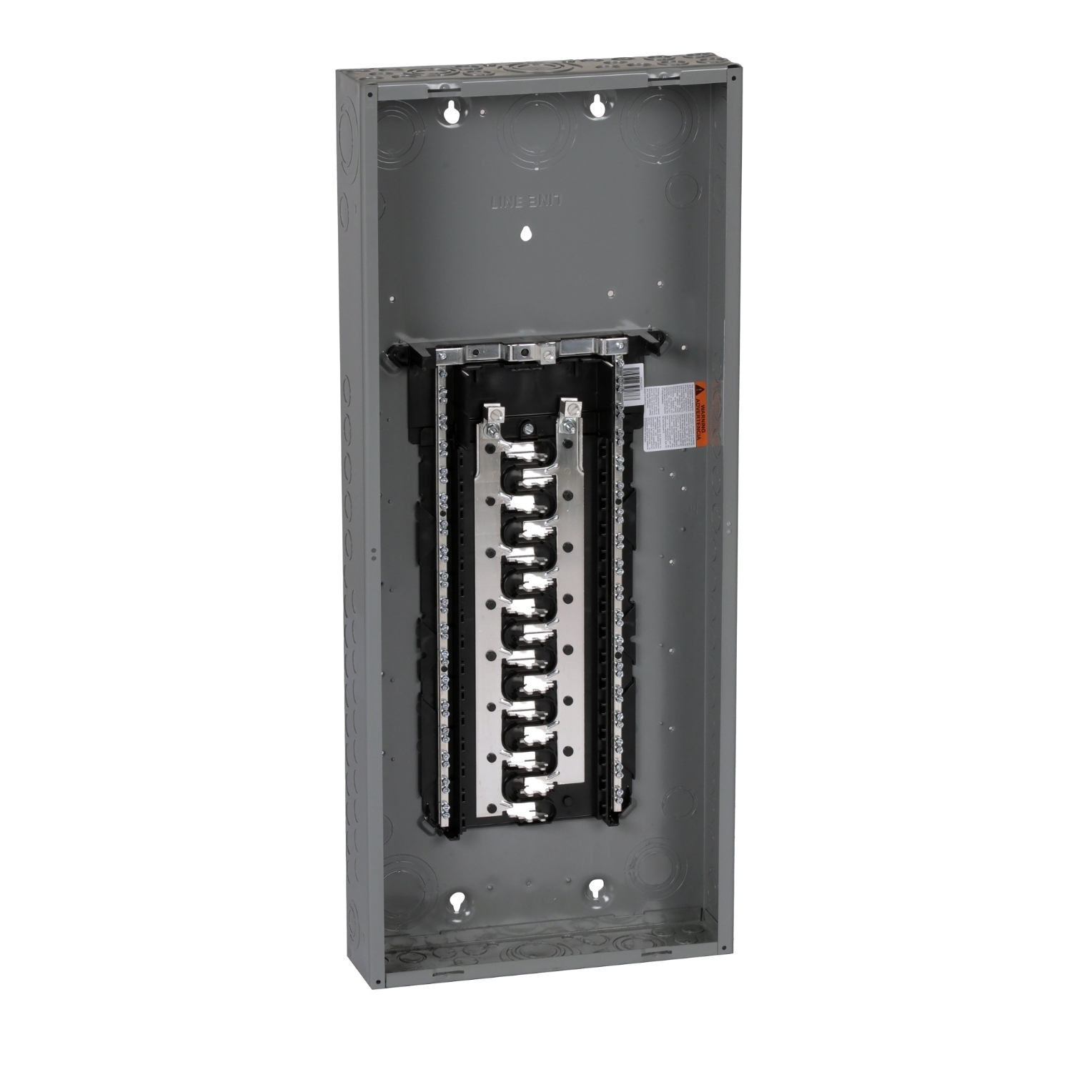 HOM3060L125PC Homeline Load center, Homeline, 1 phase, 30 spaces, 60 circuits, 125A convertible main lugs, PoN, NEMA1, combo cover