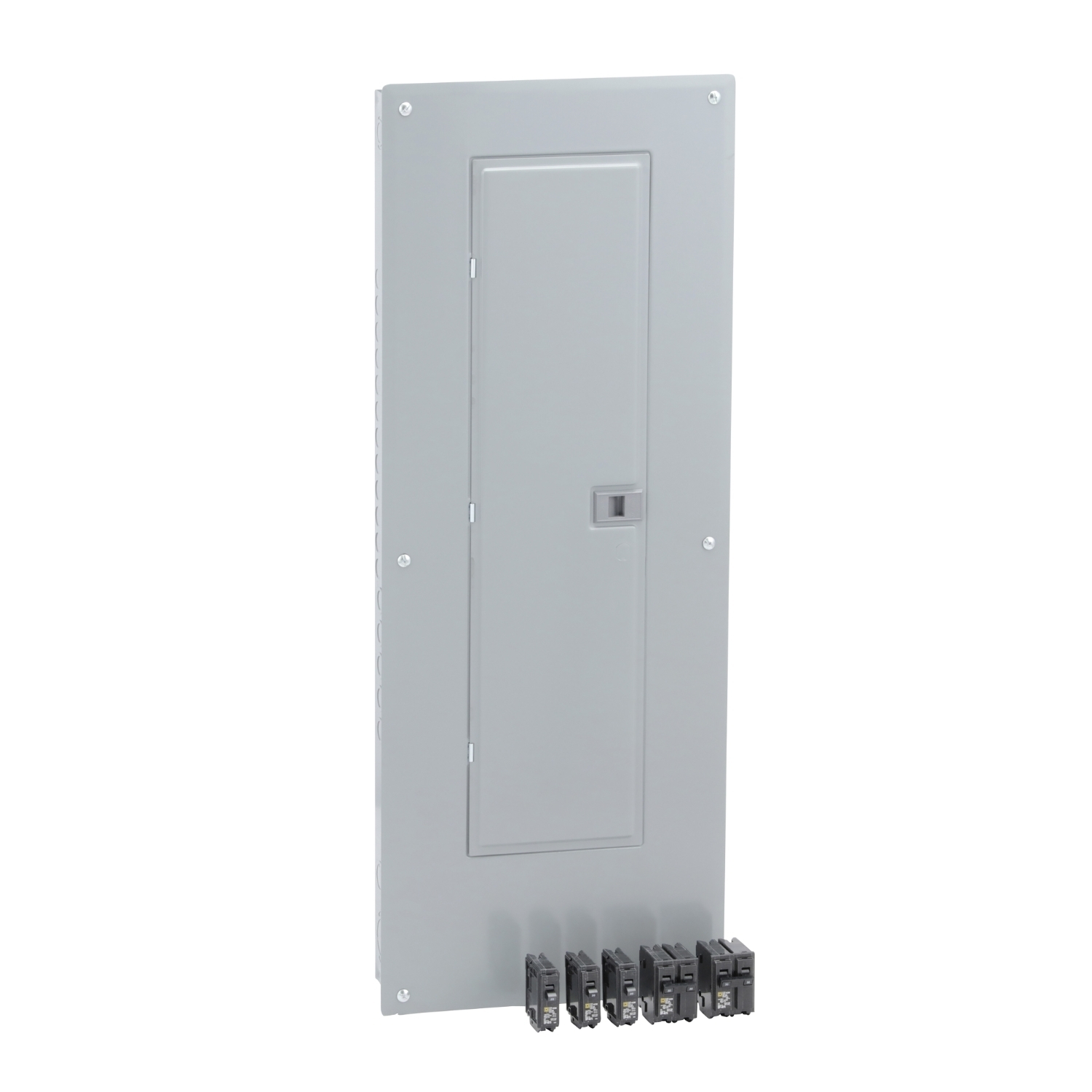 HOM4080M200PCVP Homeline Load center, Homeline, 1 phase, 40 spaces, 80 circuits, 200A convertible main breaker, PoN, NEMA1, value pack