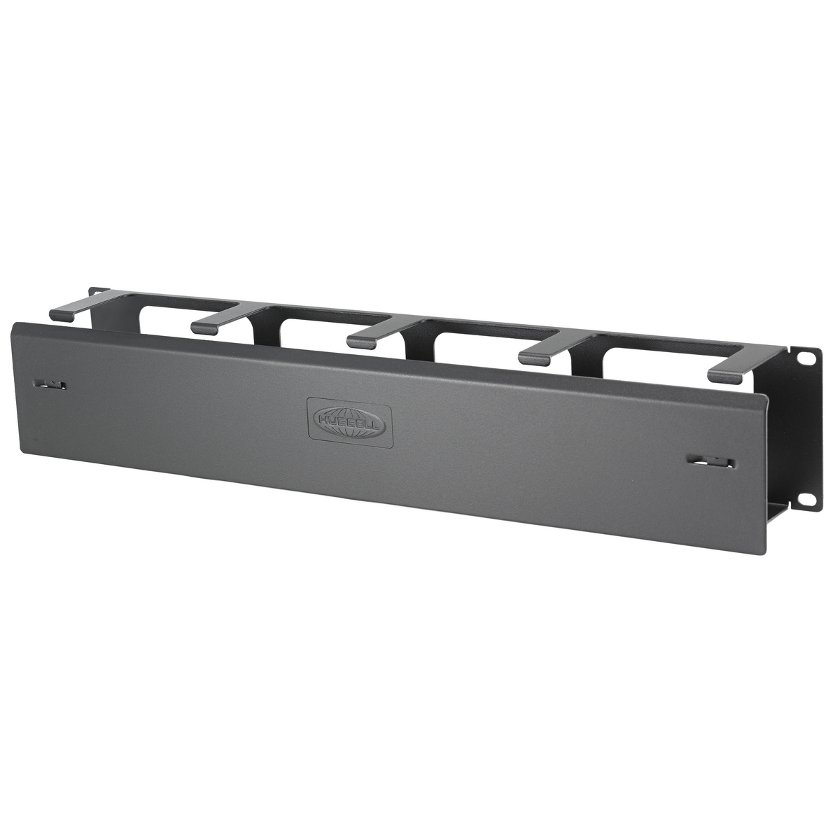 HS23C S Series Fabricated Horizontal Standard Cable Manager, 3-1/2 in W x 3 in D, Composite, Black
