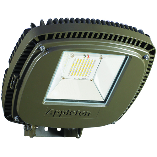 IAMLED77YBU1 LED Floodlight Fixture, LED Lamp, 400 W Fixture, 120/277 V AC, Architectural Bronze Housing