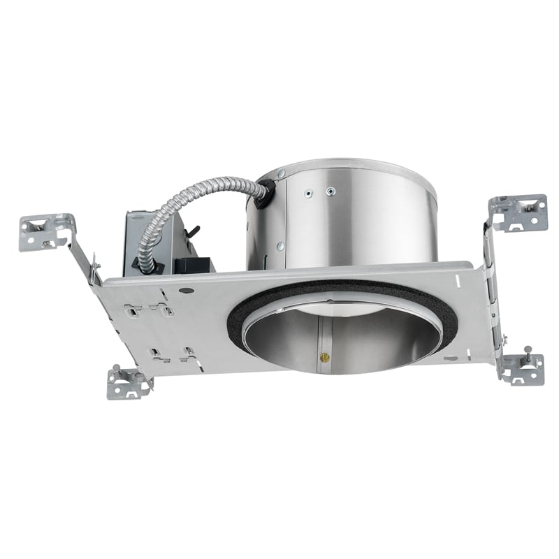 IC22LED G4 09LM 30K 90CRI 120 FRPC New Construction Round Downlight Housing With Trim, LED Lamp, Insulated Insulation, 120 V AC, 6-7/8 in Ceiling Opening, Aluminum Housing