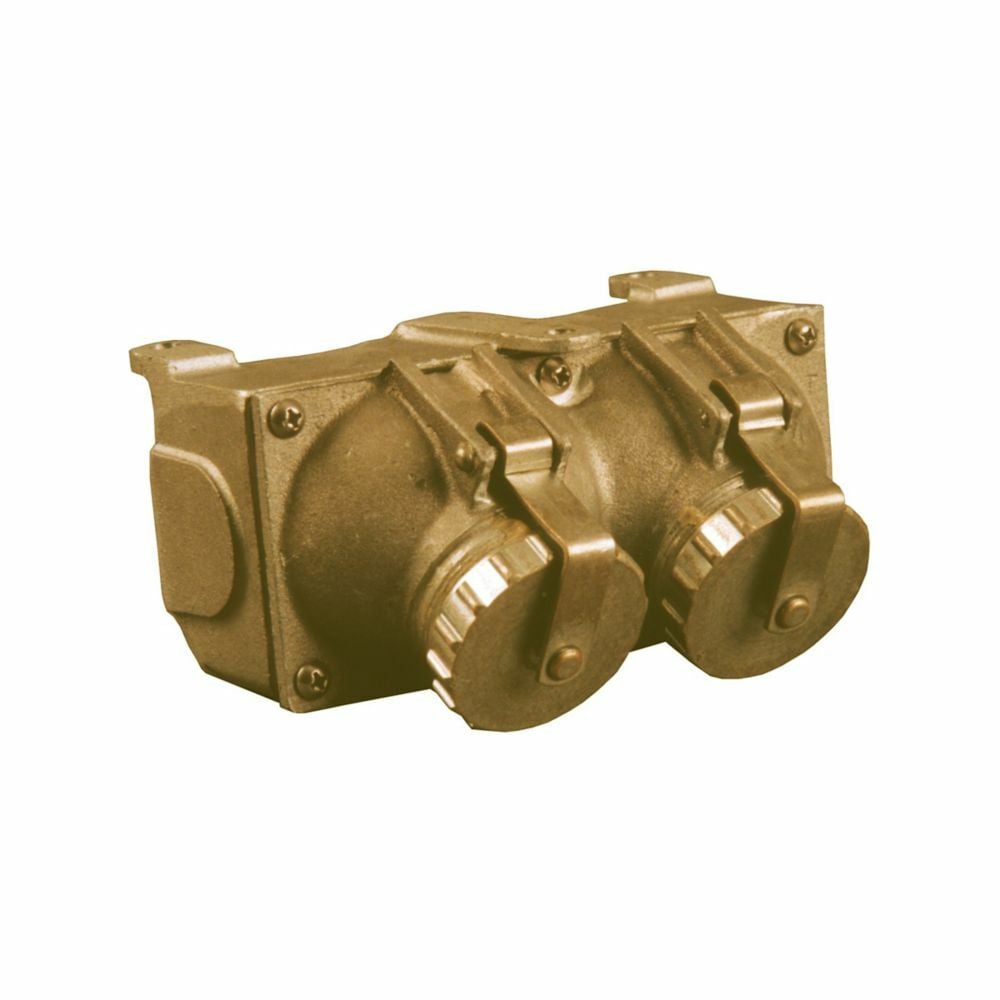 26/mw INX3181 Watertight Straight Blade Receptacle, 125 VAC, 15/20 A