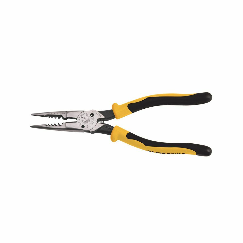 J206-8C All Purpose Spring Loaded Plier, Steel Jaw, 2.188 in L x 1 in W Jaw, 8-5/8 in OAL