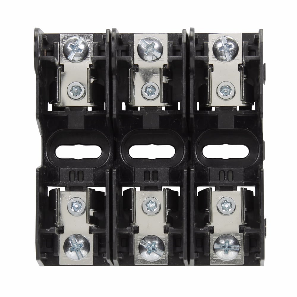 Eaton Bussmann series JM modular fuse block, Modular fuse block, 0-30 A, Two-pole, Class J, 200 kA, Philslot screws/pressure plate, 200 kAIC, 600 V