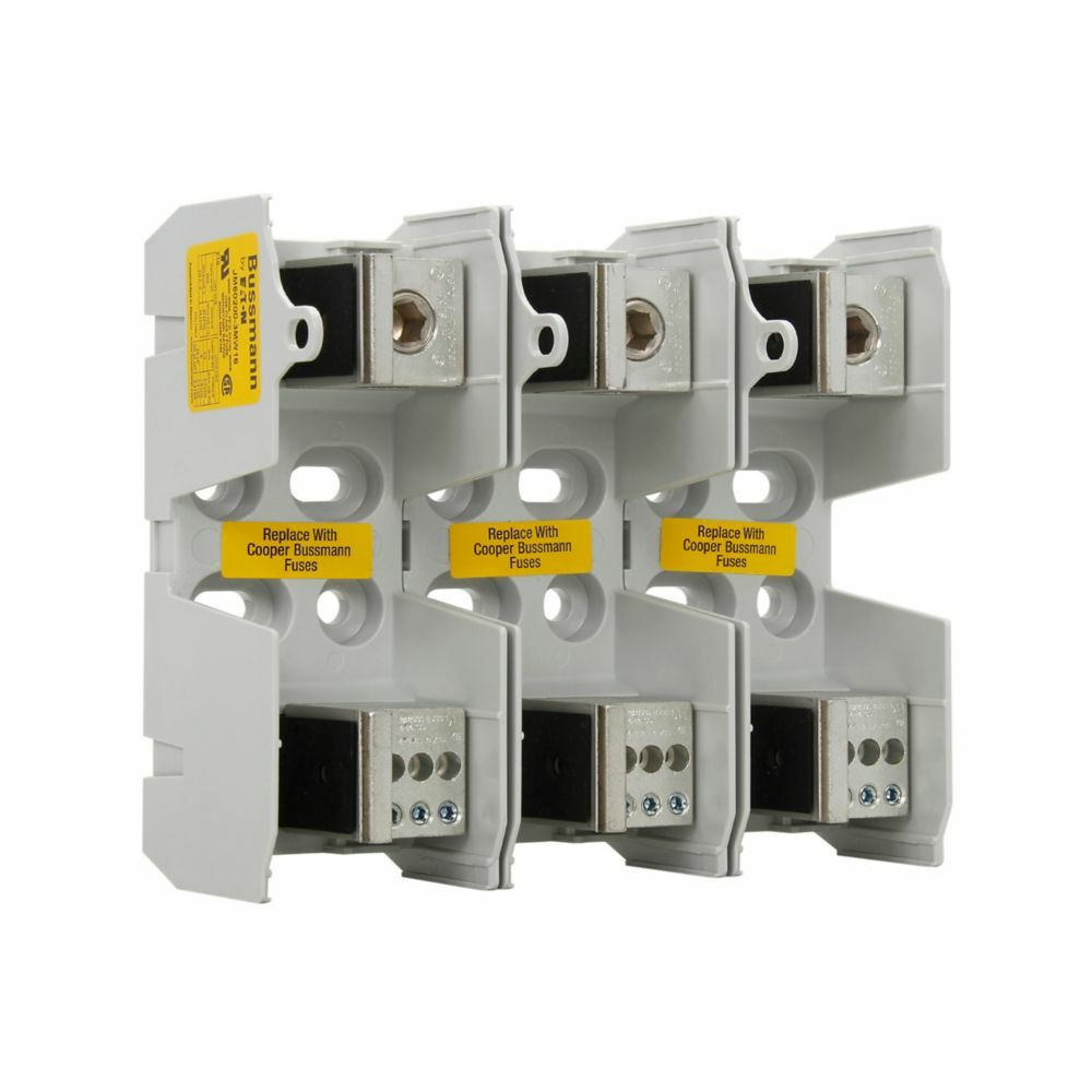 JM60200-1MW16 Modular Fuse Block, 600 V, 110 to 200 A, Class: J, (1) 6 AWG to 250 kcmil Cu/Al Line, (6) 14 to 4 AWG Cu, 8 to 4 AWG Al, (12) 14 to 10 AWG Cu Load Wire, 1 Pole