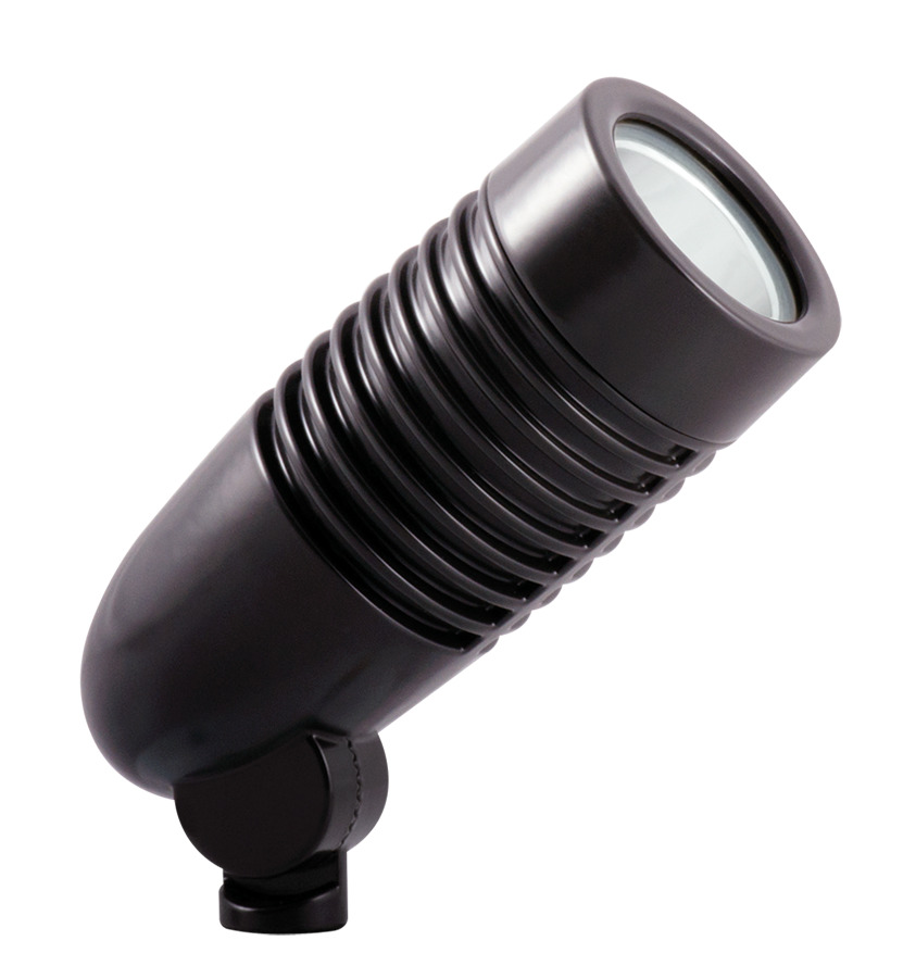 LFLED8YA Landscape Floodlight,), 7 W Fixture, 100/120/208/240 V AC, Bronze/Powder Coated Housing
