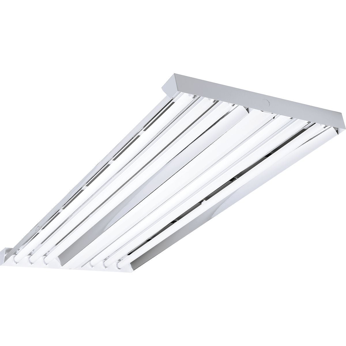 LHV4-632-M4RU-3EHLU-F841 Linear Uplight High Bay Fixture, (6) T8 Lamp, 120 to 277 V AC, Baked White Enamel Housing