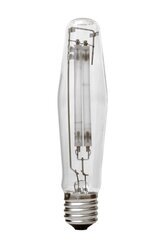LU400/PLUS/XL/ECO/67811 XL Series HID High Pressure Sodium Bulb, 400 W, E39 Lamp, ET18 Shape, 49000 Lumens Initial/39200 Lumens Mean Lumens