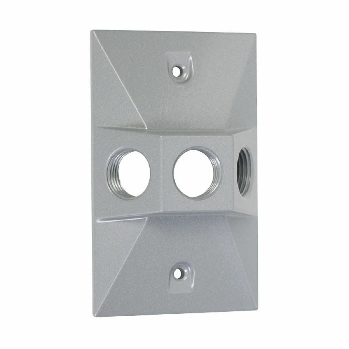 LV130S Weatherproof Lamp Holder Cover, 4.63 in L x 2.88 in W, Die Cast Metal