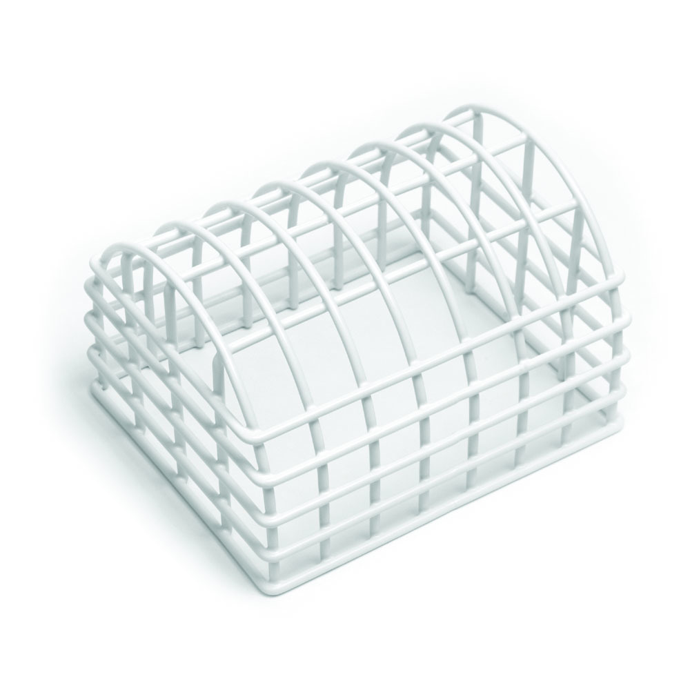 L-WIRECAGE-W Sensor Wire Guards with Mounting Clips, Heavy Duty, Coated, 9-Gauge, White