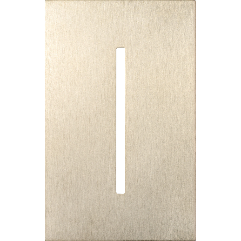 LWT-G-SN New Architectural Wall Plate for Grafik T Controls, 1 Gang, Metal, Satin Nickel