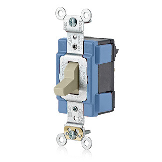 M1203-I Lev-Lok 3-Way Standard Toggle Switch, 120 V AC, 15 A, 0.5 hp