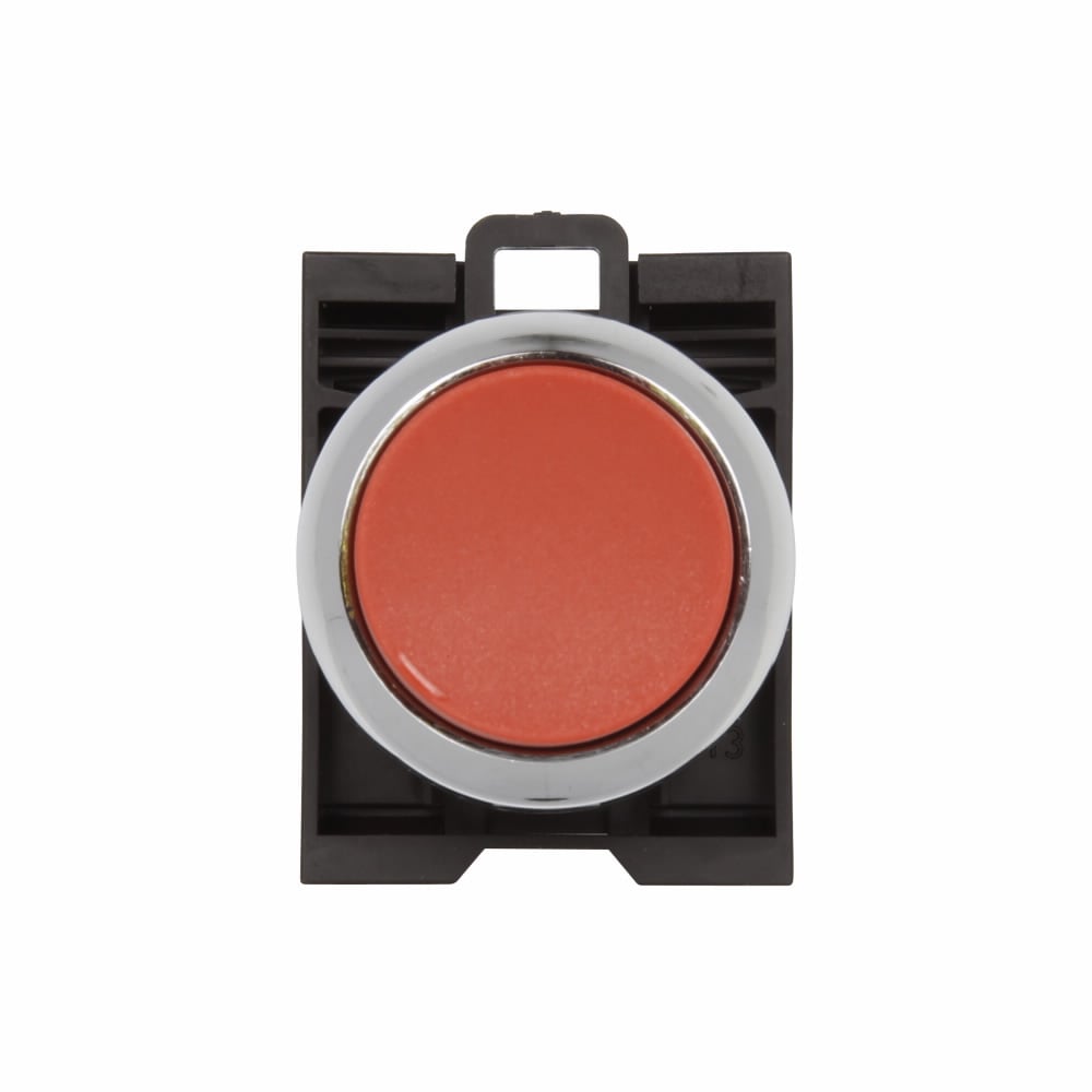 M22M-DH-R M22 Non-Illuminated Pushbutton, 22.5 mm, Red