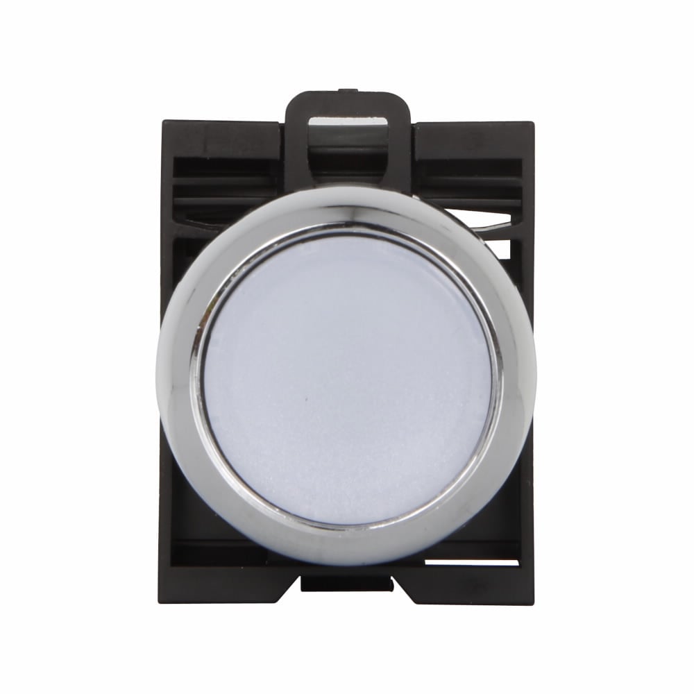 M22M-DL-W RMQ-Titan M22 Modular Illuminated Pushbutton Operator, 22.5 mm, Flush Operator, Momentary Contact, White