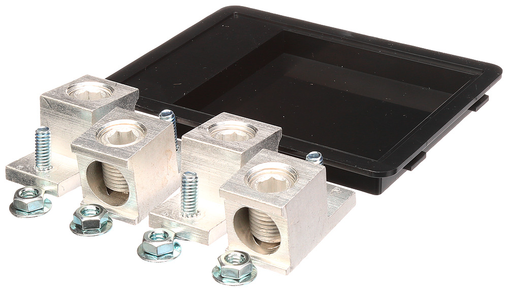 MLKA3A Field Installable Main/Sub-Feed Lug Kit, 6 AWG to 350 kcmil, Panel Mount, For Use With 3-Phase P1, S1/S2/SE Panelboard